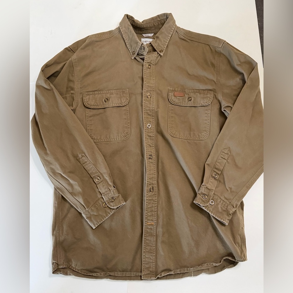 Carhartt men’s button down casual dress shirt